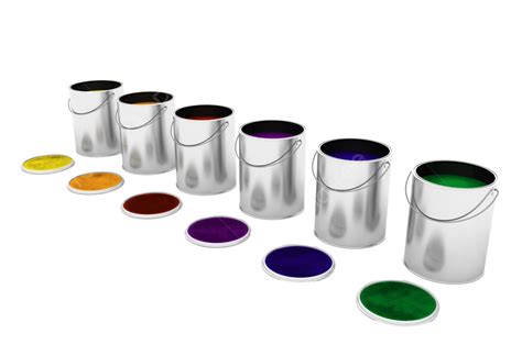 Paint Cans Can, Illustration, Colors, Object PNG Transparent Image and ...