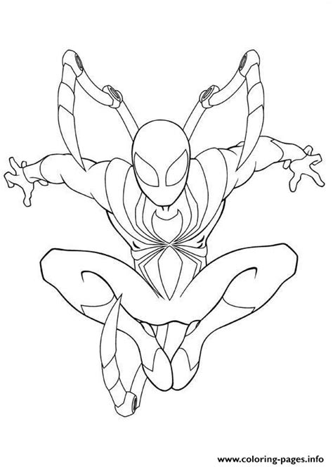 Ultimate Spider Man Iron Spider Drawing