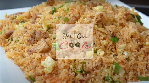 Schezwan Chicken Fried Rice Original Restaurant Recipe Yesicancook