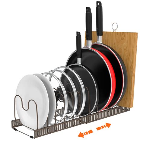 Buy Wenyu Expandable Pots And Pans Organizer Adjustable Pot Rack