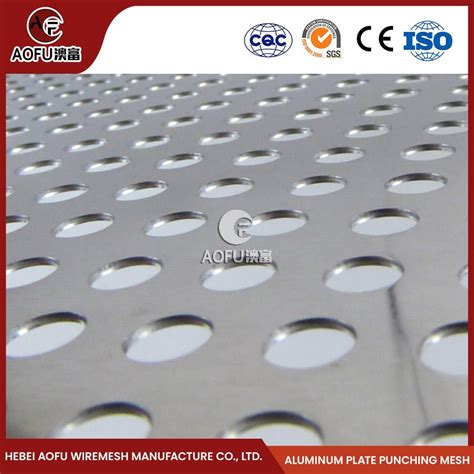 Aofu Wiremesh Diamond Hole Punching Plate Manufacturing Welded Expanded