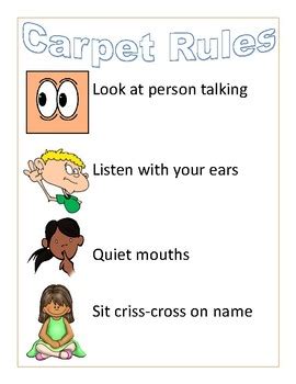 2nd Grade Classroom Rules Printable