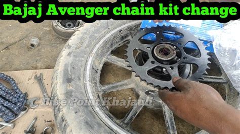 How To Bajaj Avenger 150 Chain Sprocket Change Bajaj Avenger Chain