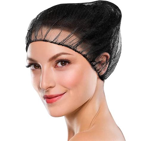 Amazon ABC Black Disposable Hair Net 24 Inch Pack Of 100 Nylon