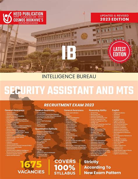 Buy INTELLIGENCE BUREAU SECURITY ASSISTANT MTS Book Online At Low