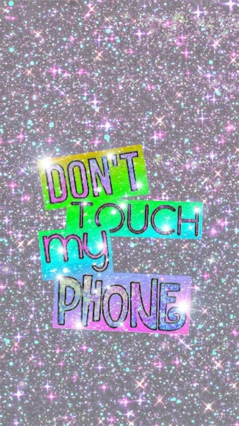 Cute Wallpapers Dont Touch My Phone Donttouchmyphone Lucu Iphones Androids Wallbazar