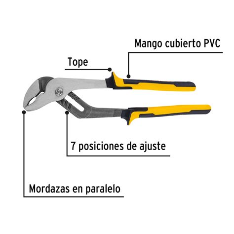 Pex Px Truper Pinza De Extensi N Mango Comfort Grip Pretul