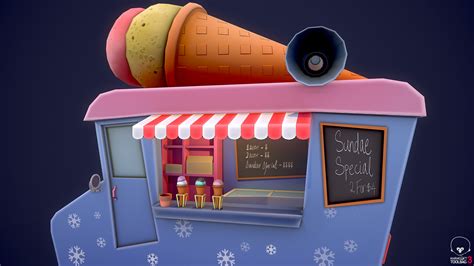 Rishab Dinakar Stylized Ice Cream Truck