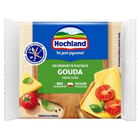 Hochland Ser kremowy w plastrach gouda 130 g Zakupy online z dostawą