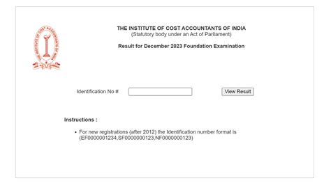 Icmai Cma December Foundation Result Released At Icmai In Direct