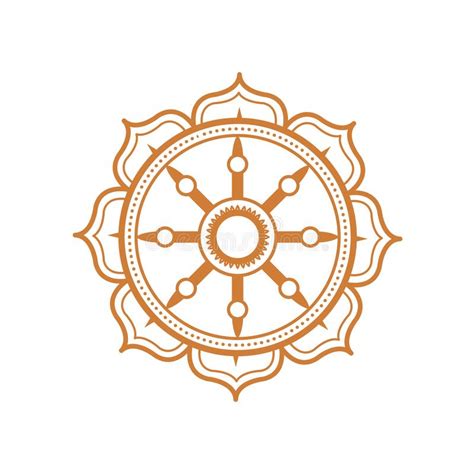 Dharma Vectorlogo Afbeelding Van Dharma Dharma Wiellogo Dharma