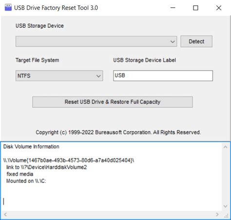 Usb Drive Factory Reset Tool Usb Drive Factory