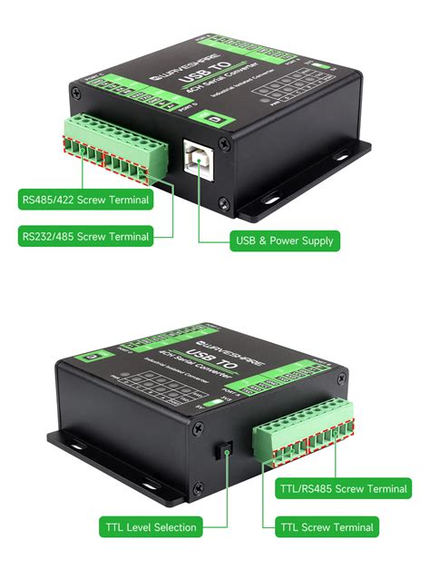 Industrial Usb To 4 Ch Serial Converter Original Ft4232hl Chip Supports Usb To Rs232485422