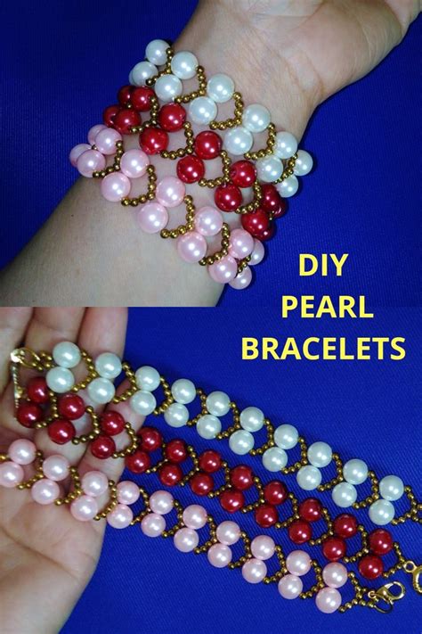 ️how To Make Pearl Bracelet At Home Diy Pearl Bracelet Tutorial