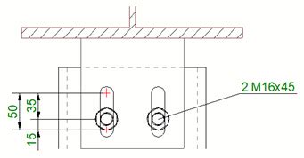 Slotted Holes With Offsets Tapped Holes And Other Bolt Hole