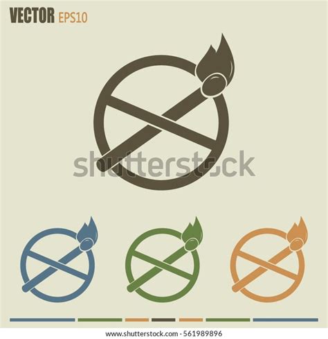 No Naked Flame Warning Sign Vector Stock Vector Royalty Free Shutterstock