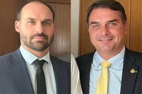 Fl Vio E Eduardo Bolsonaro V O Embaixada Pedir Cidadania Italiana