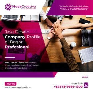 Jasa Company Profile Bogor Nusa Creative Digital