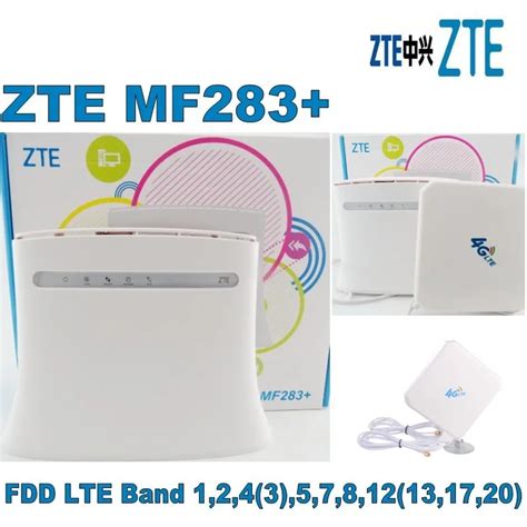 ZTE MF283+ New Arrival unlock EU Standard 100Mbps 4g lte wireless ...