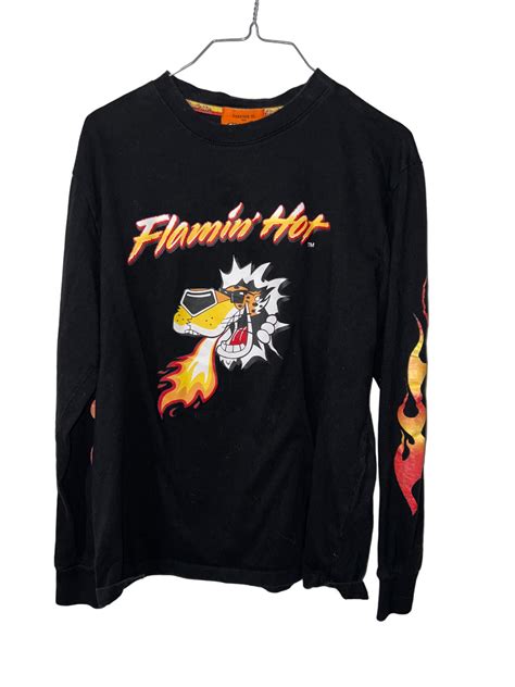 Forever Cheetos Flamin Hot Cheetos Black Long Slee Gem
