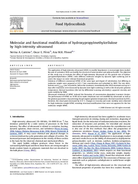 Pdf Molecular And Functional Modification Of