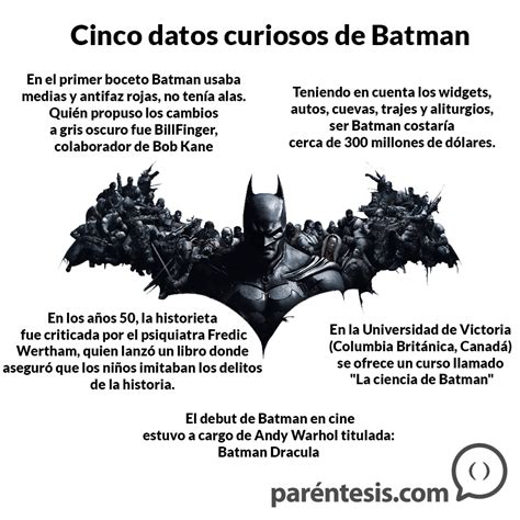 Descubrir Imagen Batman Datos Curiosos Abzlocal Mx