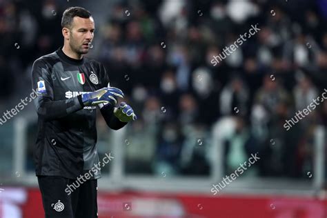 Samir Handanovic Fc Internazionale Looks On Editorial Stock Photo