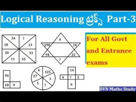 Logical Reasoning Tricks In Telugu Ap Ts Govt Exams Reasoning