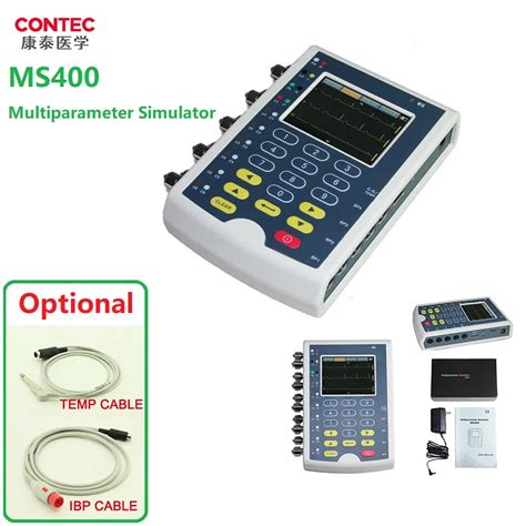 Contec Simulador De Paciente De Temperatura Ms Multipar Metros Ecg