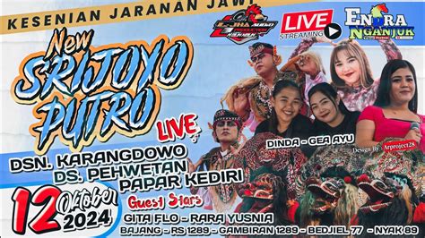 Live JARANAN NEW SRIJOYO PUTRO Karangdowo Pehwetan Papar Kediri L JHA