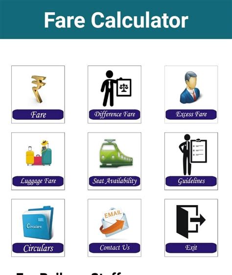 Train Fare Calculator Latest Version for Android