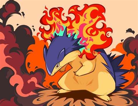 Typhlosion Pokemon Drawn By Yamaegom Danbooru