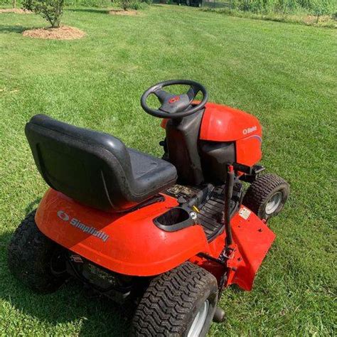 Simplicity Regent 16hp 38 Inch Riding Lawnmower For Sale Ronmowers