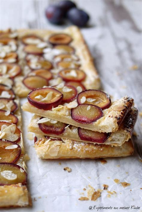 Zwetschgen Bl Tterteig Tarte Mit Marzipancreme Experimente Aus Meiner