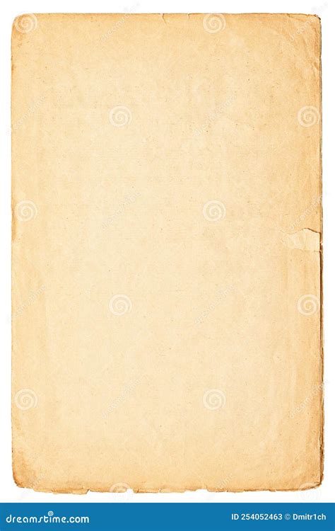 Manuscrito De Papel Antiguo Aislado En Fondo Blanco P Gina Antigua Con