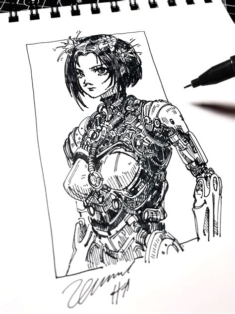 ArtStation - Steampunk anime girl | traditional art | no ai | speed ...