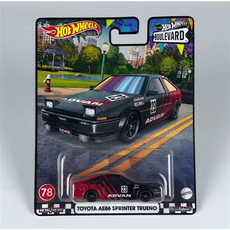 Hot Wheels Toyota Ae Trueno Advan Boulevard R Premium Shopee