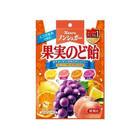 Bonbons Gorge Sans Sucre Fruits KANRO Meccha Japan