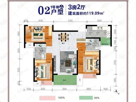 明润·幸福园三居室户型图解密 起价约4500元㎡楼盘小区雷州市