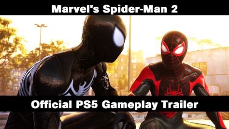 Marvel's Spider-Man 2 - Official PS5 Gameplay Trailer - YouTube