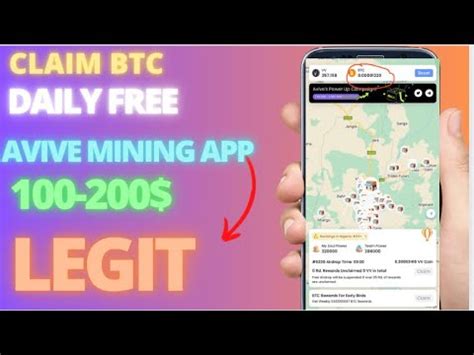 Claim Free Btc Weekly Btc Mining App Avive Mining Airdrop Worth