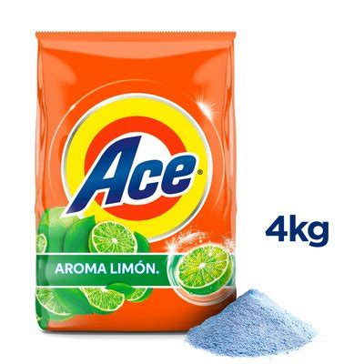 Detergente En Polvo Ace Aroma Limón 4 Kg ENVASE 4 KG Tottus Perú