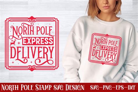 North Pole Express Delivery SVG Graphic By CraftArt Creative Fabrica