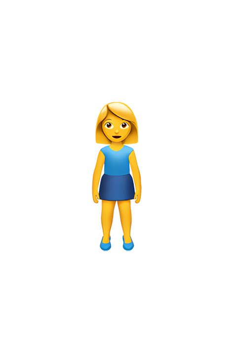 🧍‍♀️ Woman Standing Emoji | Girl emoji, Emoji, Woman standing