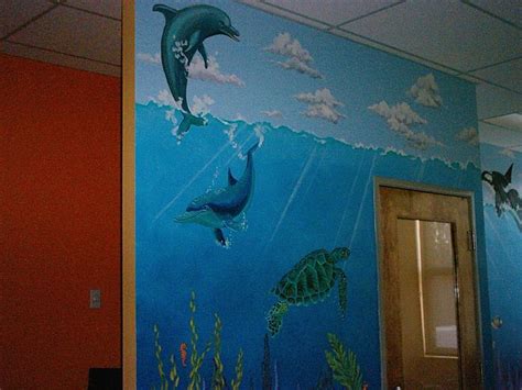 under sea mural | Ocean mural, Sea murals, Mural painting