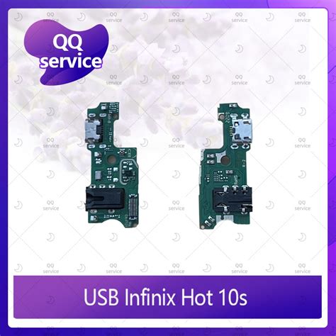 USB Infinix Hot 10S อะไหลสายแพรตดชารจ แพรกนชารจ Charging Connector Port Flex Cableได1ชน