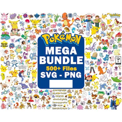 Pokemon Svg Bundle Pokemon Svg Pikachu Svg Pokemon Clipar Inspire