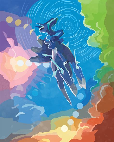 Origin Forme Dialga Pokémon Poster | Pokémon Art | Palette Town