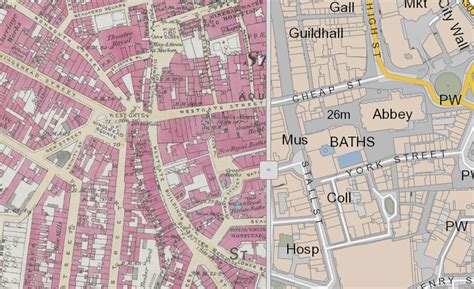 Historic Maps Of Bath And North East Somerset Go Online Thanks To New