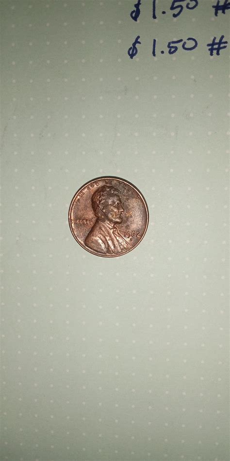 1962 D Lincoln Memorial Penny For Sale Buy Now Online Item 821137